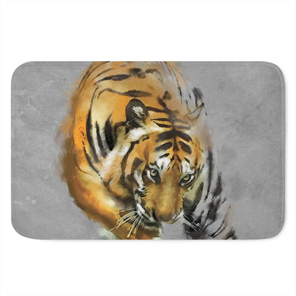 Tiger Painting Print Indoor Door Mat