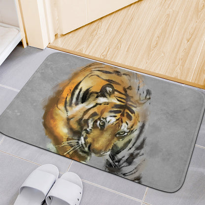 Tiger Painting Print Indoor Door Mat