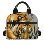 Tiger Painting Print Insulated Lunch Bag