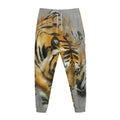 Tiger Painting Print Jogger Pants