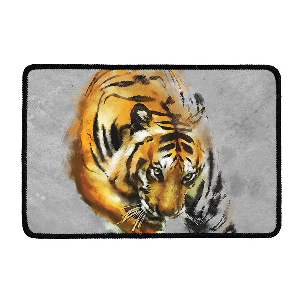 Tiger Painting Print Kitchen Mat
