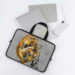 Tiger Painting Print Laptop Sleeve With Handle