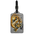 Tiger Painting Print Luggage Tag