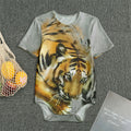 Tiger Painting Print Men's Bodysuit