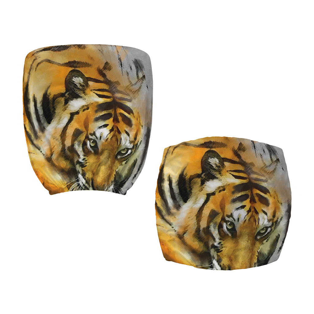 Tiger Painting Print Office Chair Cover