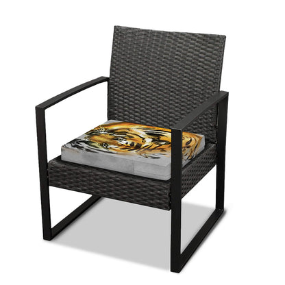 Tiger Painting Print Outdoor Seat Cushion Cover
