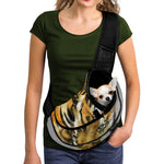 Tiger Painting Print Pet Sling Carrier