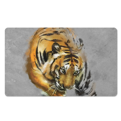 Tiger Painting Print Polyester Doormat