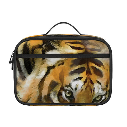 Tiger Painting Print Portable Lunch Bag