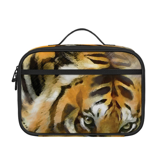 Tiger Painting Print Portable Lunch Bag