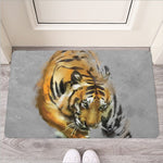 Tiger Painting Print Rubber Doormat