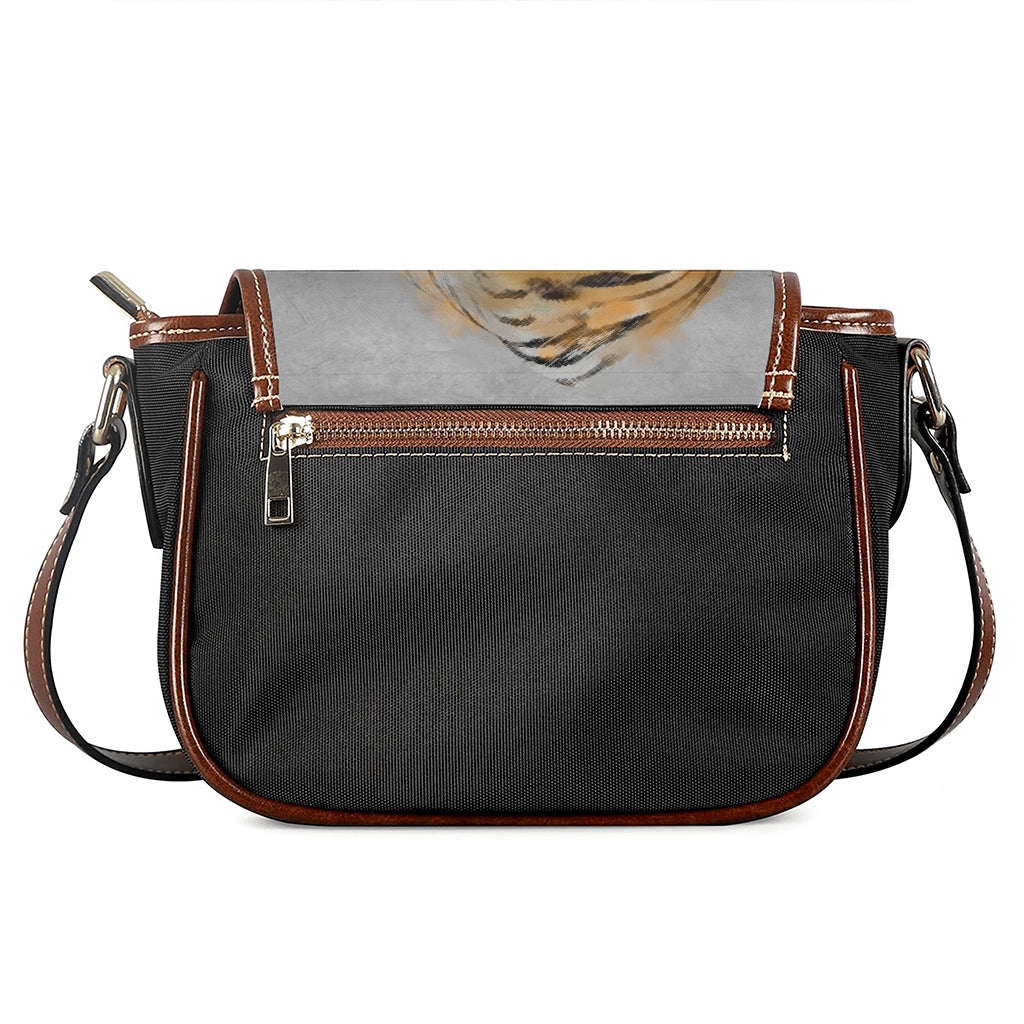 Tiger Painting Print Saddle Bag