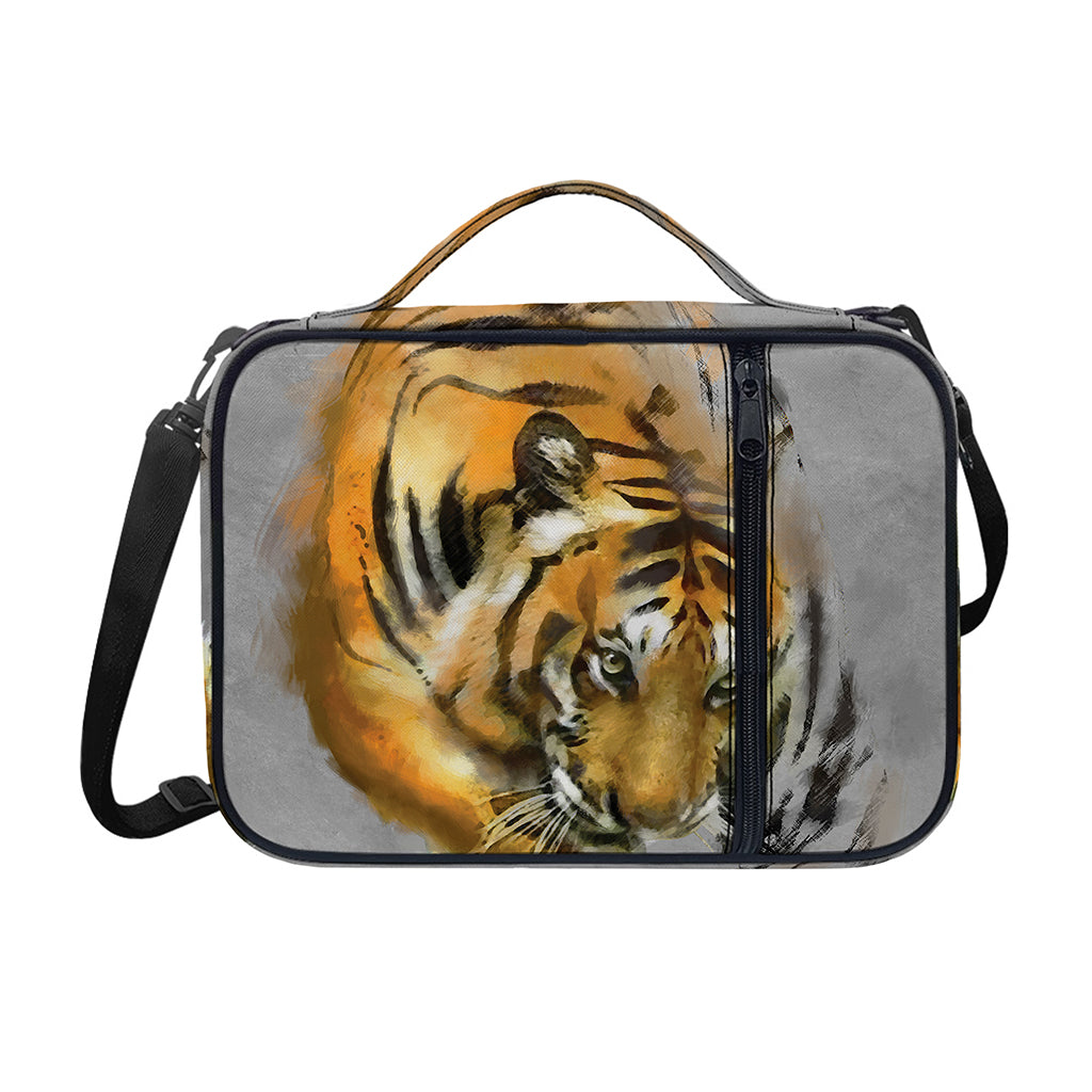 Tiger Painting Print Shoulder Strap Bible Bag