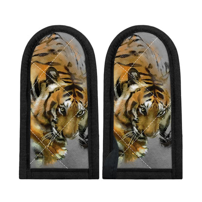 Tiger Painting Print Skillet Handle Cover