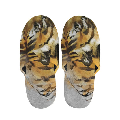 Tiger Painting Print Slippers