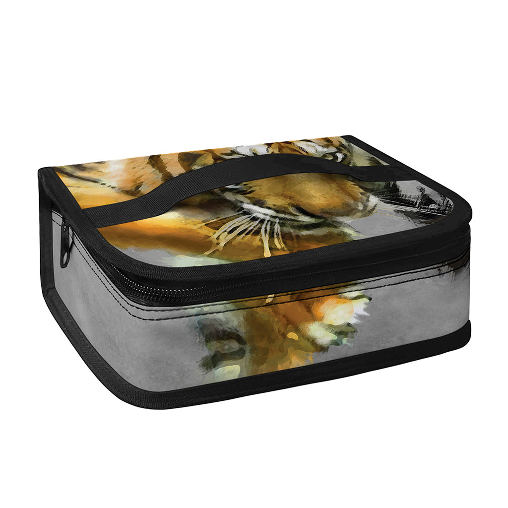 Tiger Painting Print Small Lunch Bag
