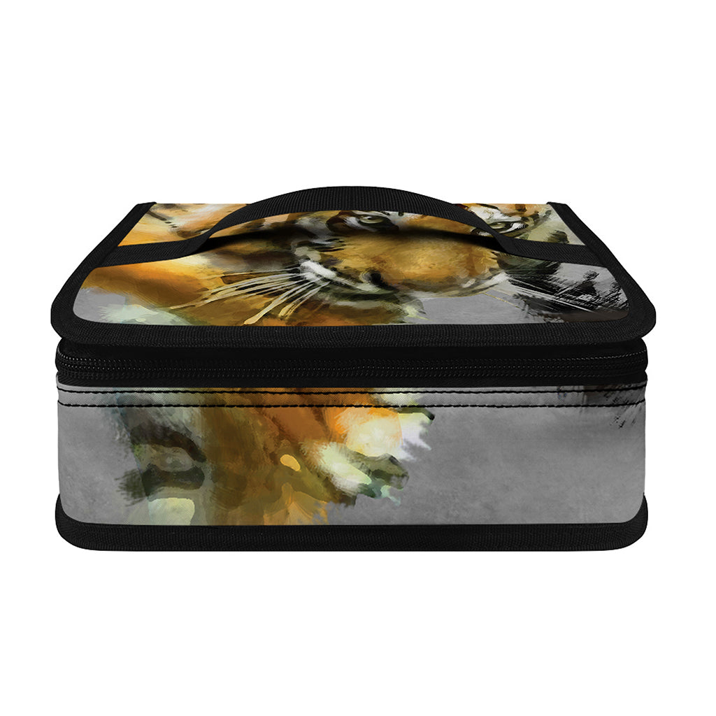 Tiger Painting Print Small Lunch Bag