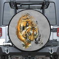 Tiger Painting Print Tire Cover