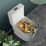 Tiger Painting Print Toilet Lid Cover