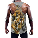 Tiger Painting Print Training Tank Top