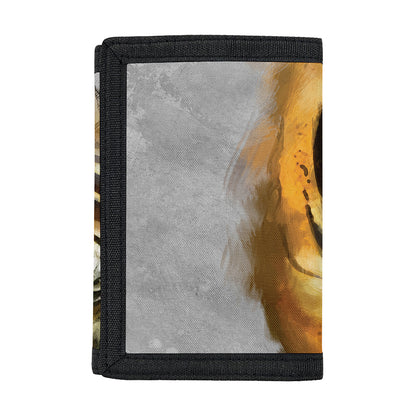 Tiger Painting Print Trifold Wallet