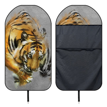 Tiger Painting Print Waterproof Car Seat Cover