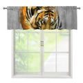 Tiger Painting Print Window Valance
