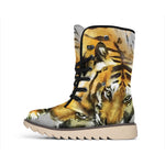 Tiger Painting Print Winter Boots