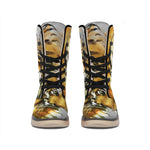 Tiger Painting Print Winter Boots