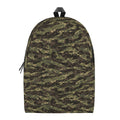 Tiger Stripe Camouflage Pattern Print School Backpack
