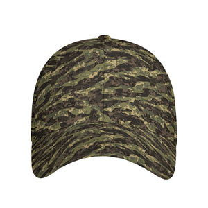 Tiger Stripe Camouflage Pattern Print Baseball Cap