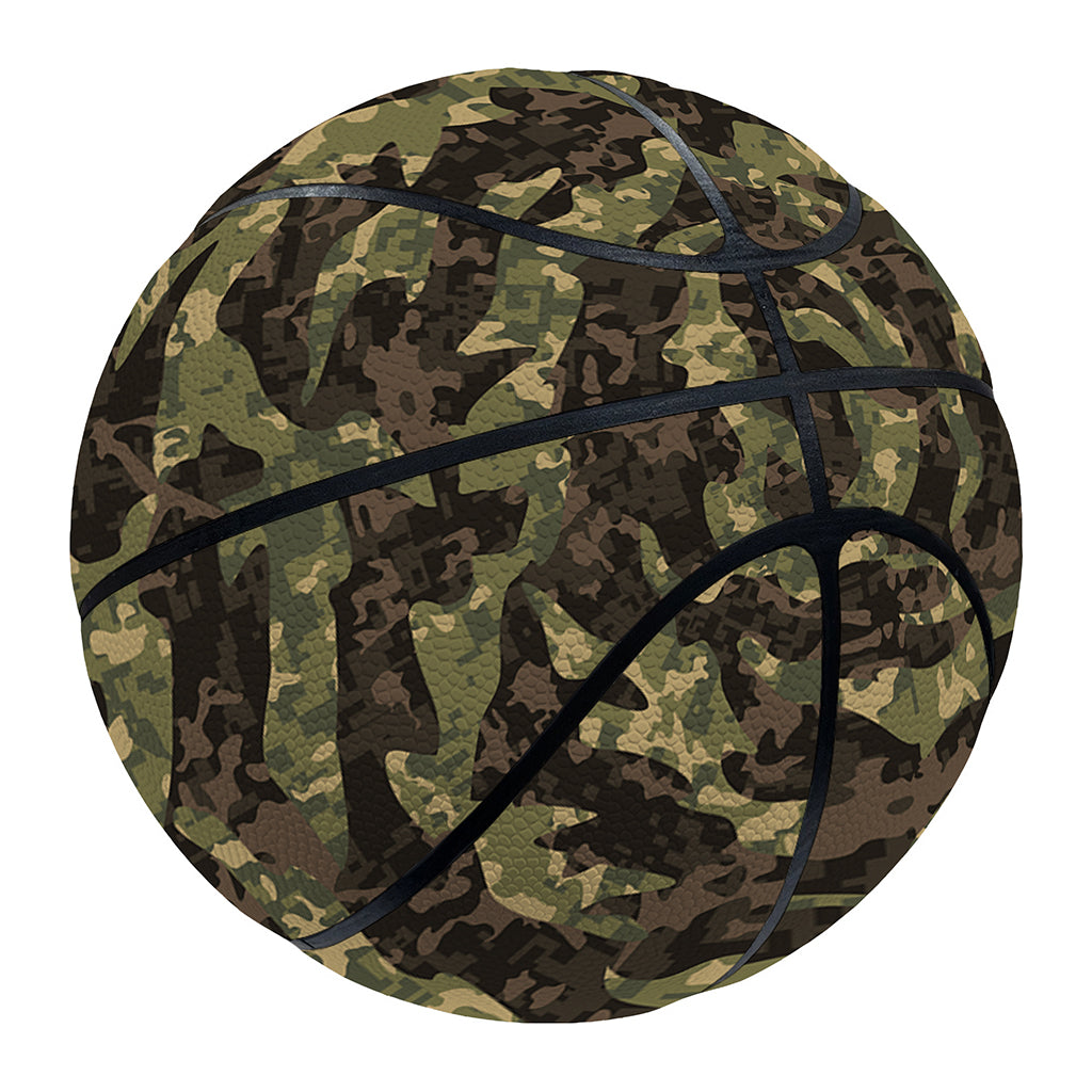 Tiger Stripe Camouflage Pattern Print Basketball