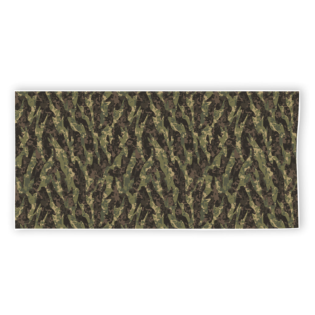 Tiger Stripe Camouflage Pattern Print Beach Towel