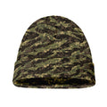 Tiger Stripe Camouflage Pattern Print Beanie