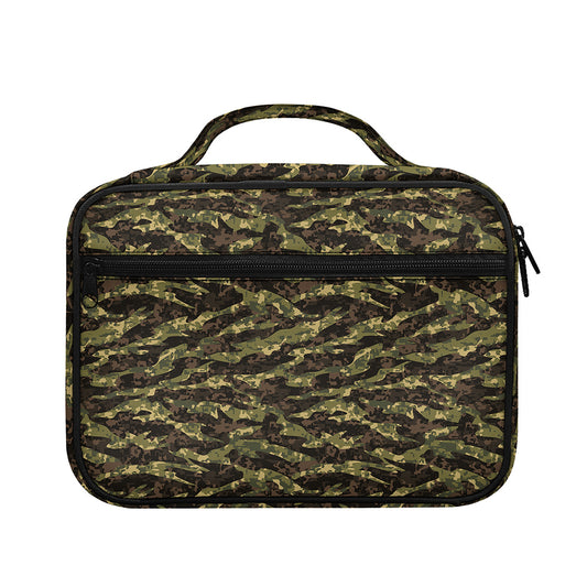 Tiger Stripe Camouflage Pattern Print Briefcase Bible Bag