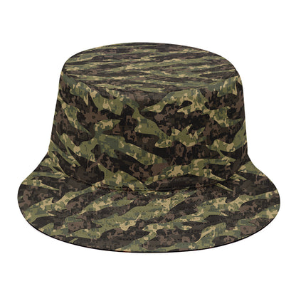 Tiger Stripe Camouflage Pattern Print Bucket Hat