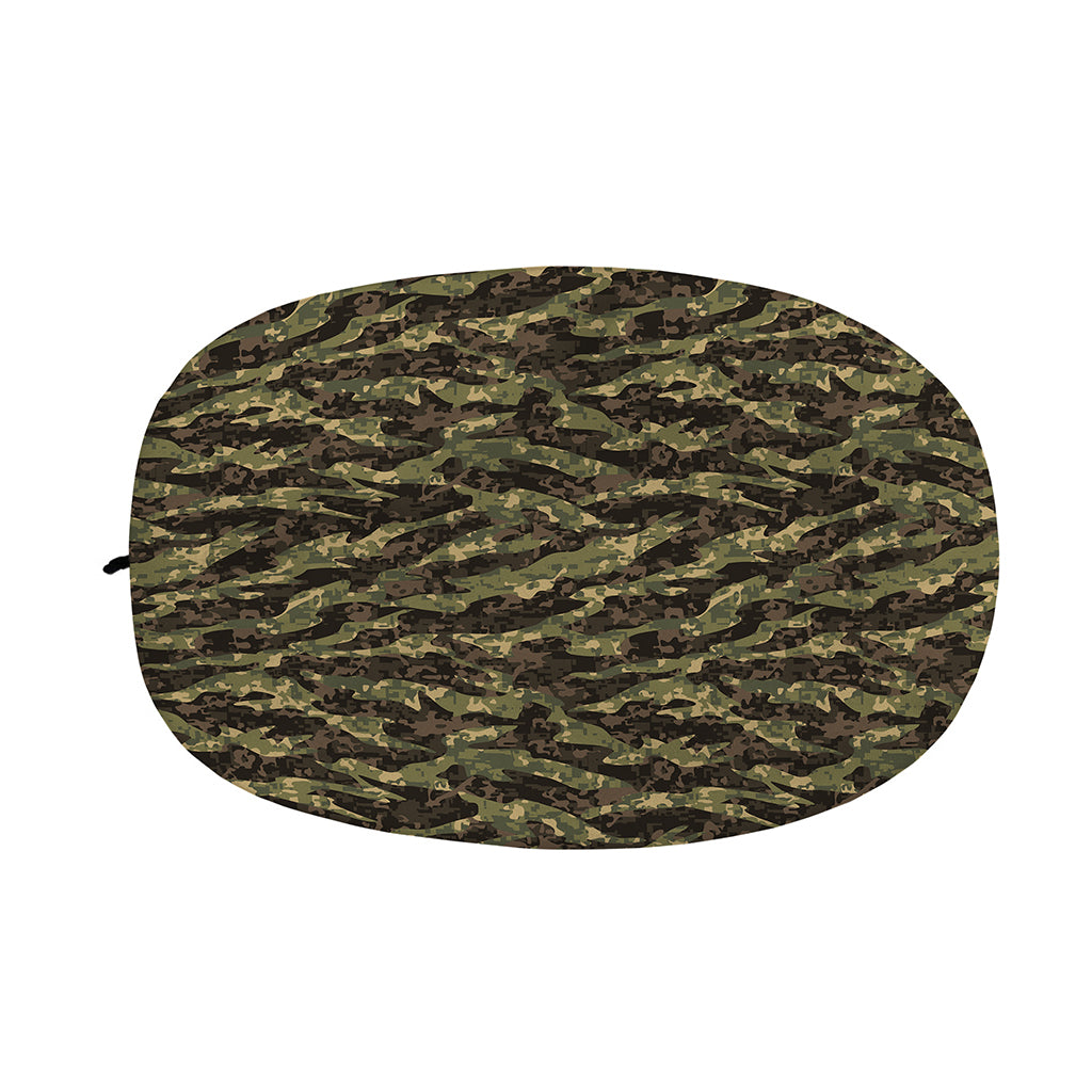 Tiger Stripe Camouflage Pattern Print Car Side Mirror Covers