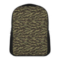 Tiger Stripe Camouflage Pattern Print Casual Backpack
