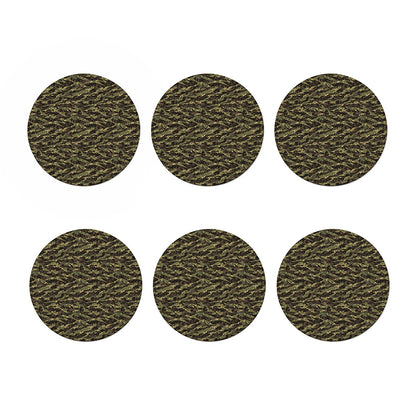 Tiger Stripe Camouflage Pattern Print Coaster Set