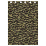 Tiger Stripe Camouflage Pattern Print Curtain