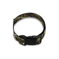 Tiger Stripe Camouflage Pattern Print Dog Collar