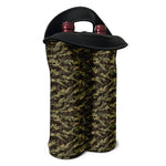 Tiger Stripe Camouflage Pattern Print Double Neoprene Wine Tote