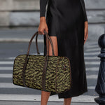 Tiger Stripe Camouflage Pattern Print Duffle Bag