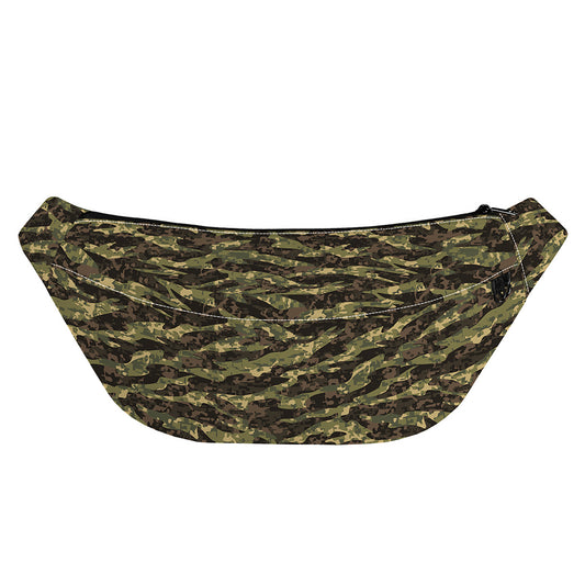 Tiger Stripe Camouflage Pattern Print Fanny Pack