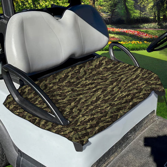 Tiger Stripe Camouflage Pattern Print Golf Cart Seat Cover