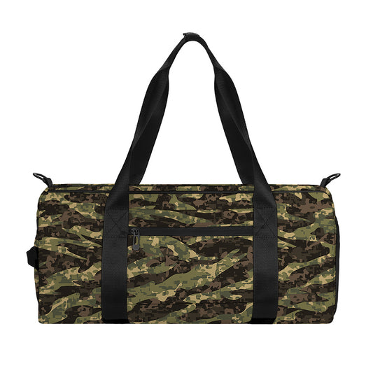 Tiger Stripe Camouflage Pattern Print Gym Bag