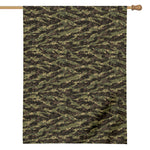 Tiger Stripe Camouflage Pattern Print House Flag