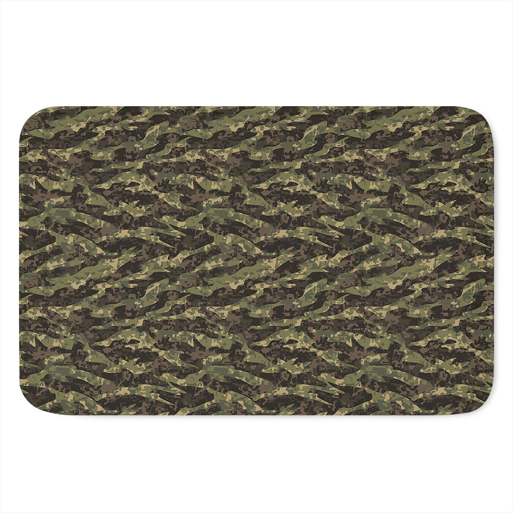 Tiger Stripe Camouflage Pattern Print Indoor Door Mat