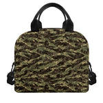 Tiger Stripe Camouflage Pattern Print Insulated Lunch Bag