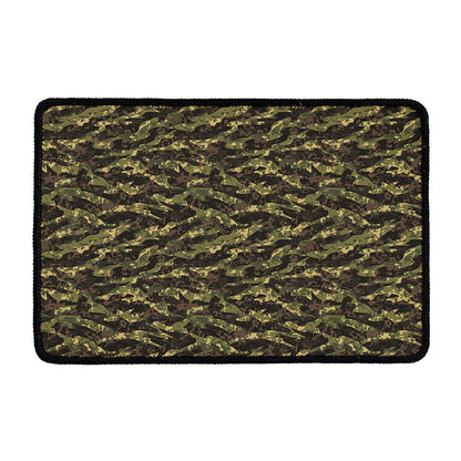 Tiger Stripe Camouflage Pattern Print Kitchen Mat